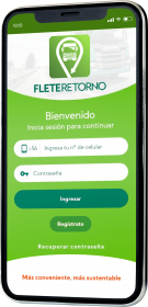 Movil app Fleteretorno Cambio social y ambiental