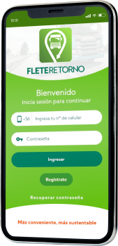 Movil app Fleteretorno Cambio social y ambiental